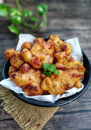 A picture of Honey Fried Bananas ala Bu Nanik.