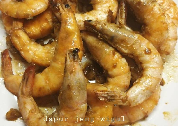 Resep Udang bumbu kecap asin yang Menggugah Selera