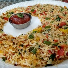 A picture of Tawa fry rice.