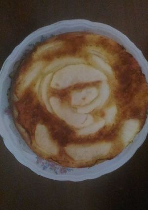 صورة لوصفة كيكة تفاح