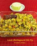 Lauki (Bottlegourd) Stir Fry
