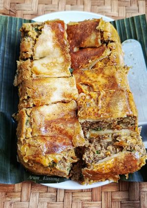Foto resep Martabak Telur Kari Daging Sapi Panggang
