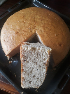 A picture of Banana-Njugu cake#sugar-less#5ingredientsrecipecontest#4wkschal#.