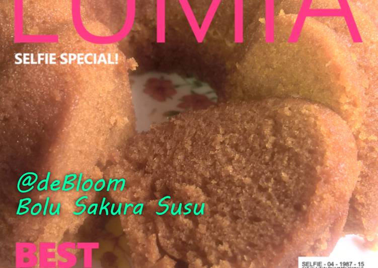 Resep 16. Bolu Sakura Susu Anti Gagal