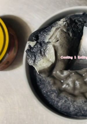 黑芝麻醬蒸蛋「適合當寶寶副食的蒸蛋」 的食譜成品照片