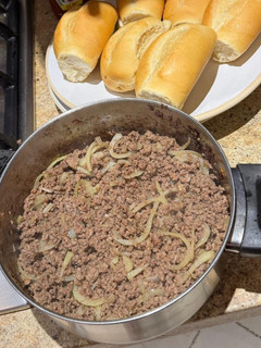 Foto de Carne picada com cebola