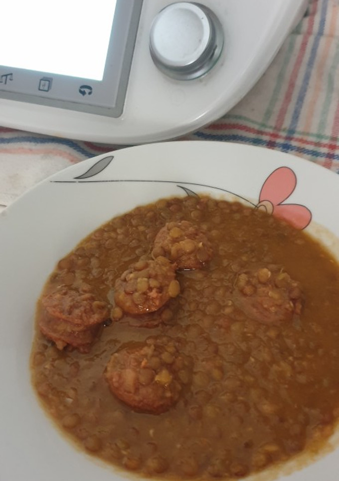 Una foto de Lentejas Thermomix