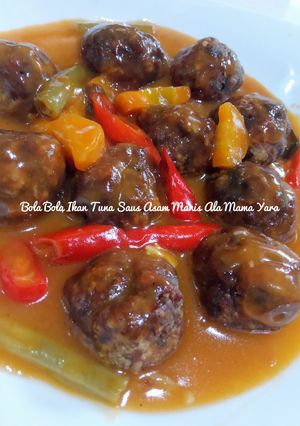 Foto resep Bola Bola Ikan Tuna Saus Asam Manis