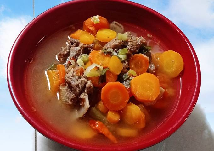 Resep Soup Tetelan Sapi Segar yang Lezat Sekali