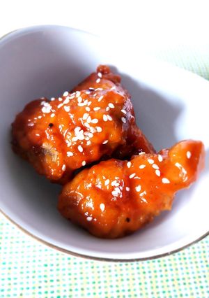 Foto resep Chicken Wings ala Richeese (Spicy BBQ Chicken Wings)