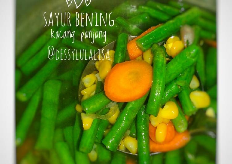 Sayur bening kacang panjang #bikinramadhanberkesan (16)