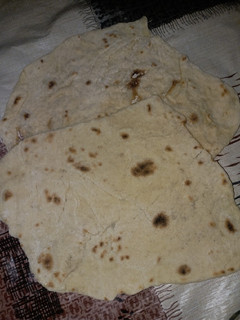 عکسی از دستور نان لواش