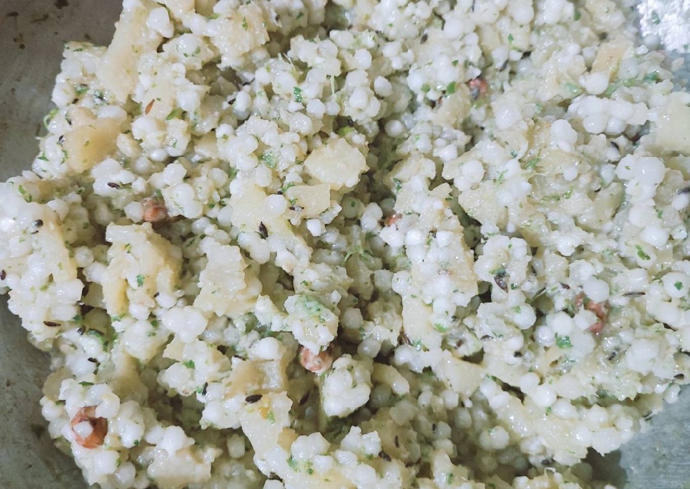Hariyali Sabudana khichdi