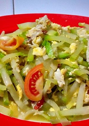 Foto resep Oseng labu siam+telur