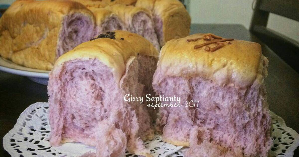  Resep  Roti  Sobek Ubi  Ungu  oleh Gisry Septianty Cookpad