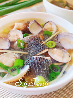 虱目魚皮蛤蜊湯 的食譜成品照片