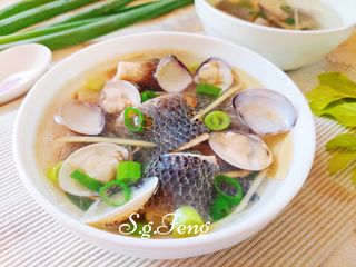 虱目魚皮蛤蜊湯