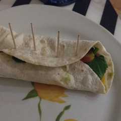 Una foto de Wrap sano