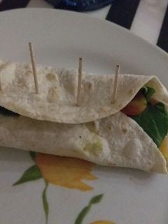 Una foto de Wrap sano