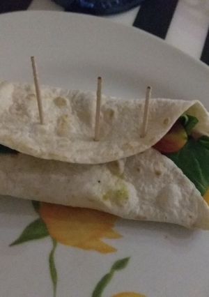 Una foto de Wrap sano