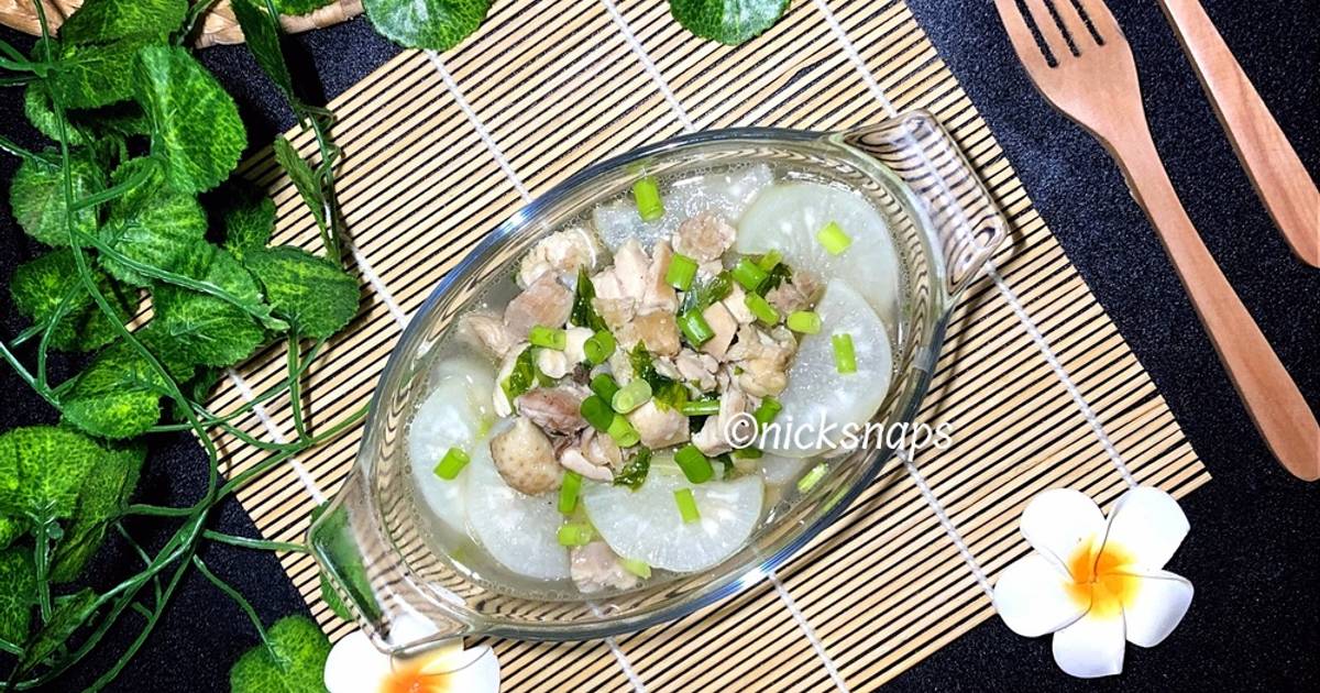 Resep Sup Lobak Daging Ayam Oleh Enik Sulistyawati Cookpad