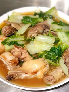 白菜醬燒雞肉 的食譜成品照片
