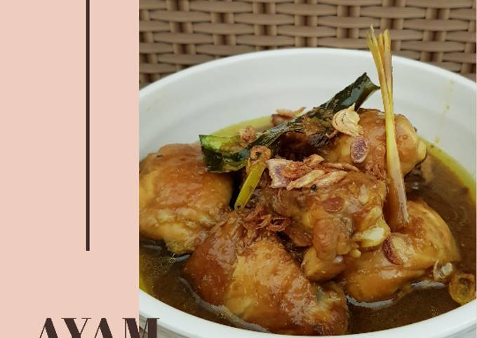 Ayam kecap/brown chiken