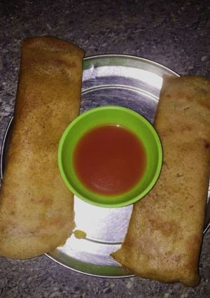 A picture of Monng daal dosa.