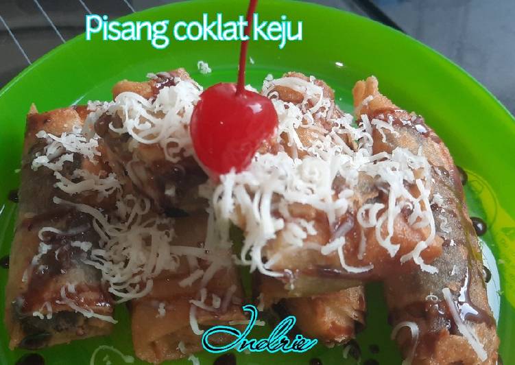 Pisang coklat keju