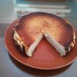 Tarta de queso cremosa con queso de oveja