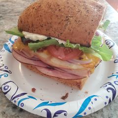 A picture of Brad's superbowl toasted sandwiches.