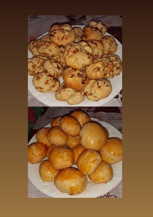 Una foto de Pancitos de cebolla y de queso!!!