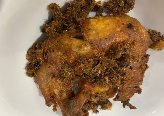 Ayam goreng lengkuas simpel enak