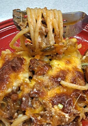 รูปของ สปาเก็ตตี้อบชีส (Baked Spaghetti)