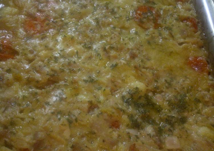 Recipe of Homemade Twice cooked chicken casserole