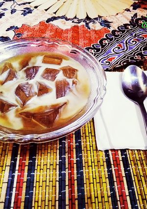 Foto resep Agar-Agar Kuah Jahe Gula Jawa