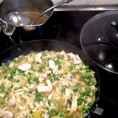 Chicken Risotto Primavera A picture of Chicken Risotto Primavera.