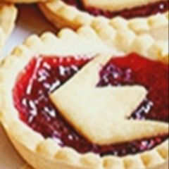 Easy peasy jam tarts A picture of Easy peasy jam tarts.