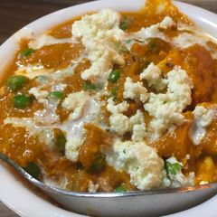 Matar paneer A picture of Matar paneer.