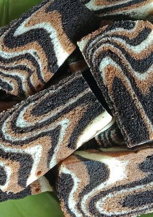 Foto resep Brownies macan putih telur kukus 🐯🐯🐯