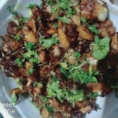 A picture of Cauliflower manchurian 😋.