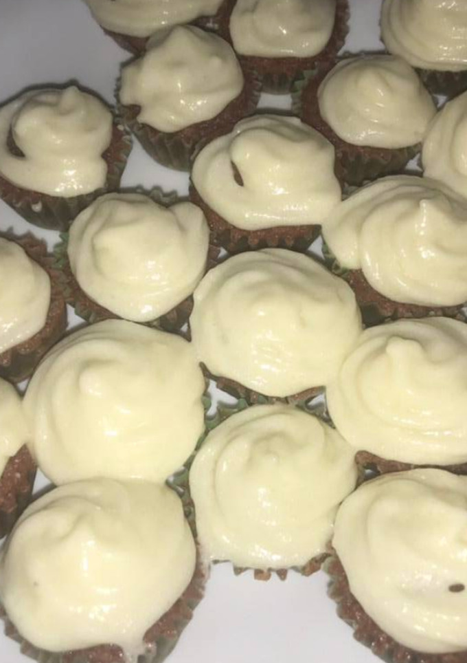Una foto de Magdalenas red velvet