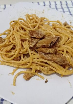 Foto resep Simple Cream cheese spaghetti