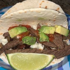 A picture of Cilantro Lime Steak Tacos.