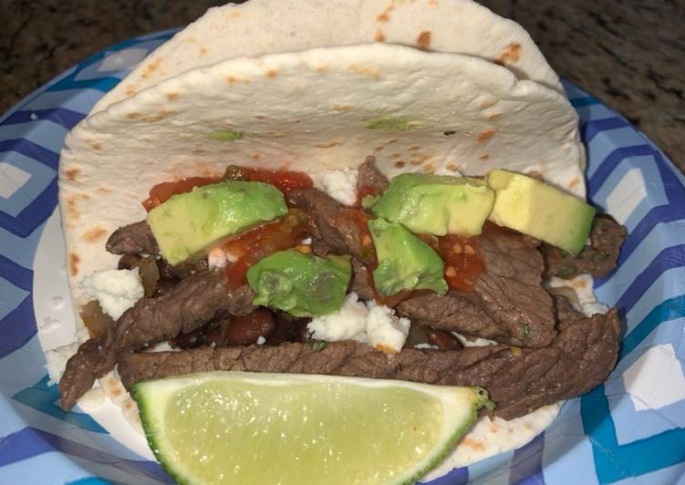 Cilantro Lime Steak Tacos