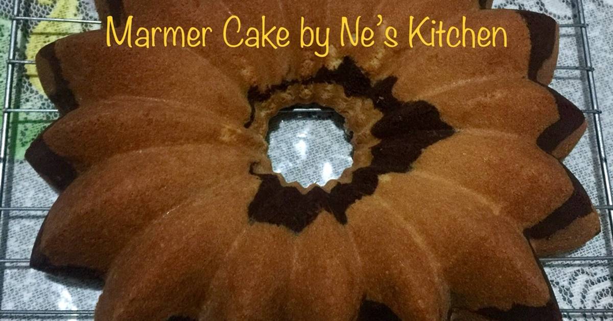 Resep Marmer Cake (metode butter cake) oleh Priscilla Agnes Lamidja ...