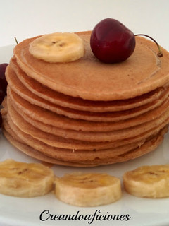 Una foto de Tortitas de plátano