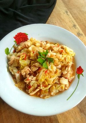Foto resep Tavuklu Kapuska (Cabbage stew with chicken)
