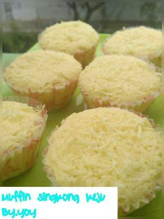 Foto resep Muffin singkong keju gluten free