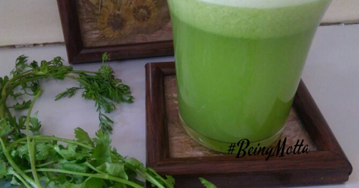 Bottle gourdcucumber coriander juice Recipe by Jasmin Motta _ 